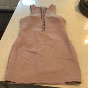 Mauve bodycon dress